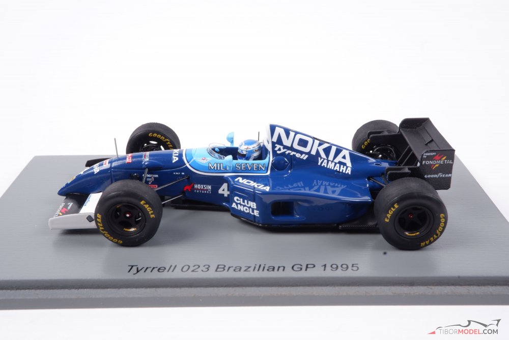 Model Car Tyrrell 023 Mika Salo 1995 1 43 Spark Tibormodel