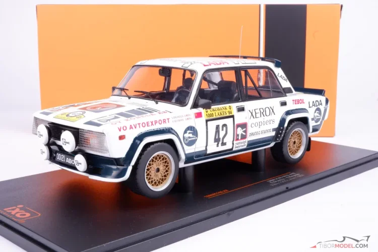 Model Car Lada 2105 VFTS Rally 1984 Brundza 1 18 Ixo Tibormodel