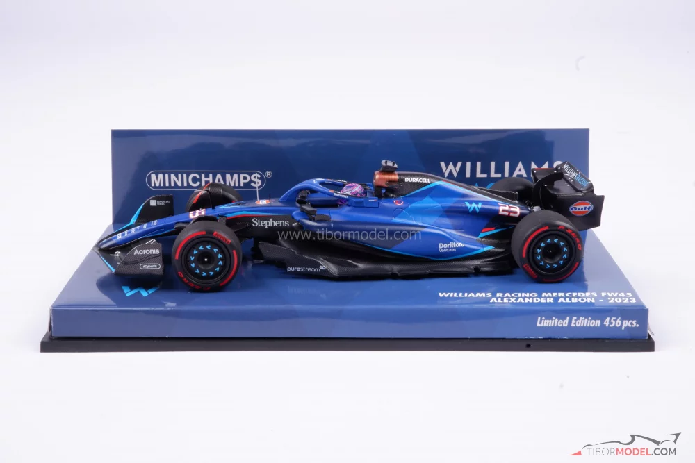 Model Car Williams FW45 Albon 2023 1 43 Minichamps Tibormodel