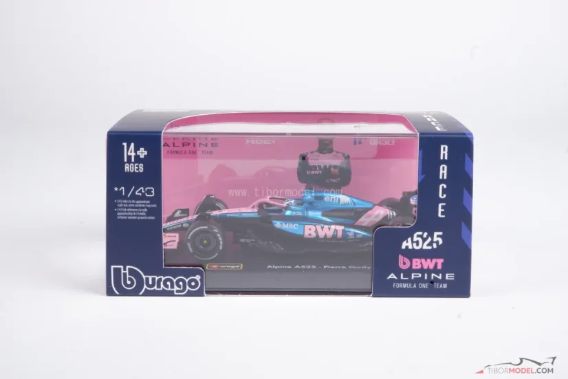 Alpine A525 - Pierre Gasly (2025), 1:43 BBurago Signature