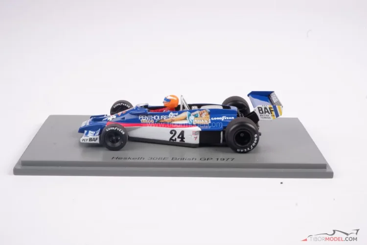 Hesketh 308E - Rupert Keegan (1977), Silverstone, 1:43 Spark