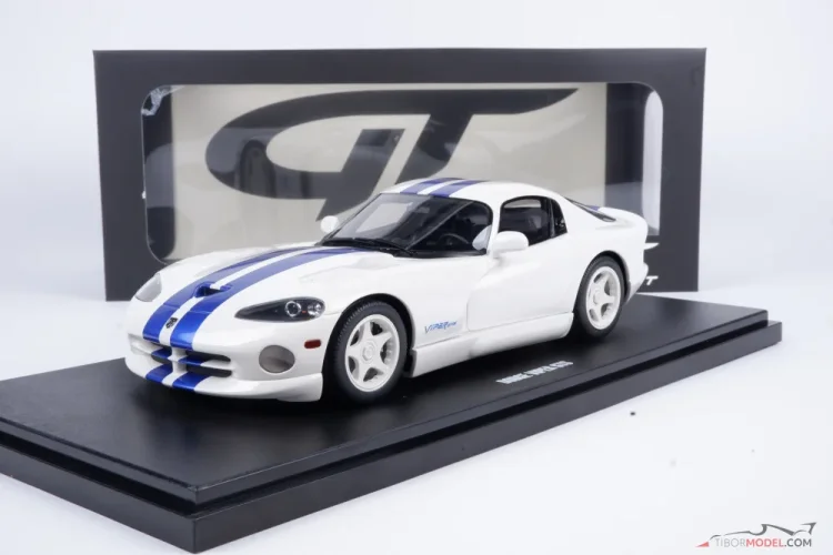 Dodge Viper GTS (1996) biely, 1:18 GT Spirit