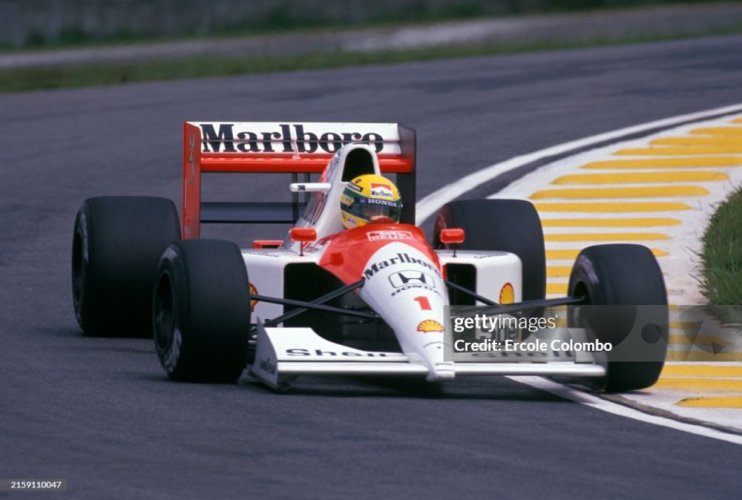 McLaren MP4/6 - Ayrton Senna (1991), Winner Brazilian GP, with driver figure, 1:12 GP Replicas