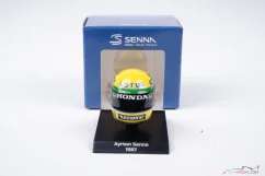 Ayrton Senna 1987 Lotus prilba, 1:10 Minichamps