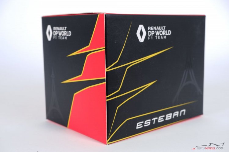 Esteban Ocon 2020 Renault helmet, 1:2 Bell