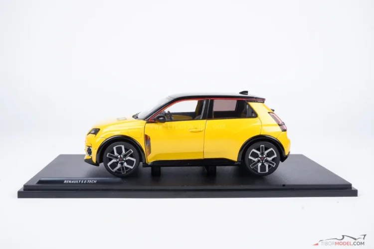 Renault 5 E-tech (2024) sárga, 1:18 Solido