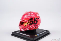 Carlos Sainz 2024 Mexikói Nagydíj mini sisak, Ferrari, 1:5 Looksmart