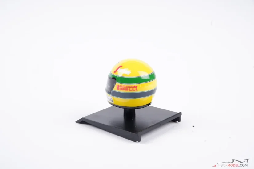 Ayrton Senna 1984 Toleman prilba, 1:10 Minichamps