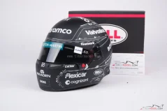 Fernando Alonso 2026 Spanish GP, Aston Martin helmet, 1:2 Bell