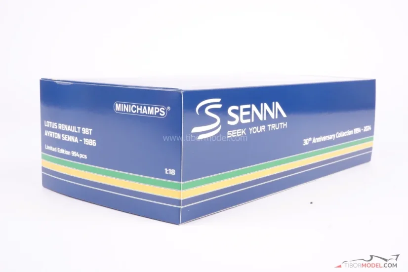 Lotus Renault 98T - Ayrton Senna (1986), 1:18 Minichamps