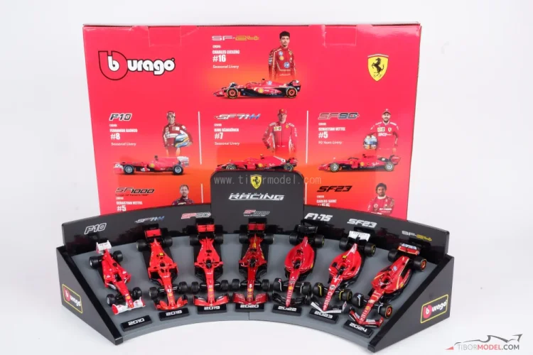 Ferrari 2010-2024 ajándékcsomagolás, 1:43 BBurago