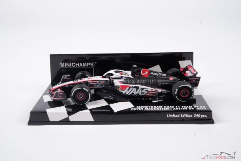 Haas VF-23 - Kevin Magnussen (2023) US GP, 1:43 Minichamps