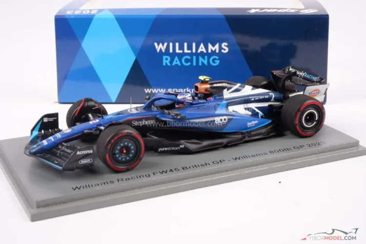 Williams FW45 - Logan Sargeant (2023), GP Great Britain, 1:43 Spark