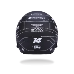 Fernando Alonso 2026 VC Španělska, Aston Martin přilba, 1:2 Bell