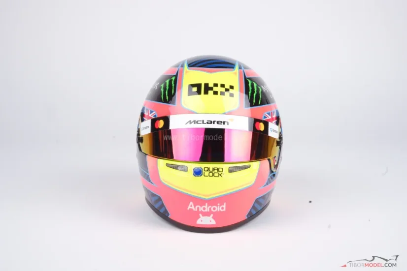 Oscar Piastri 2026 mini helmet, McLaren, 1:2 Bell