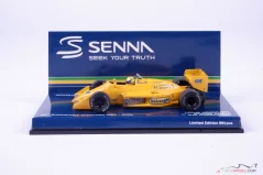 Lotus Honda 99T - Ayrton Senna (1987), 1st win at Monaco, dirty version, 1:43 Minichamps Lotus Honda 99T - Ayrton Senna (1987), 1st win at Monaco, dirty version, 1:43 Minichamps