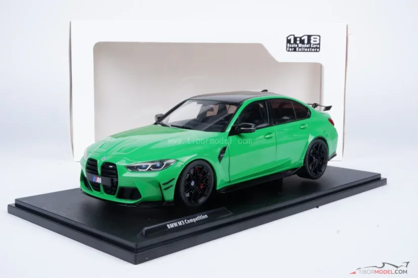 BMW M3 (2024) zöld, 1:18 Solido
