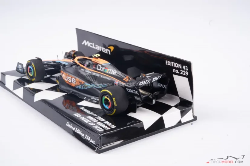 McLaren MCL36 - Lando Norris (2022), VC Abu Dhabi, 1:43 Minichamps