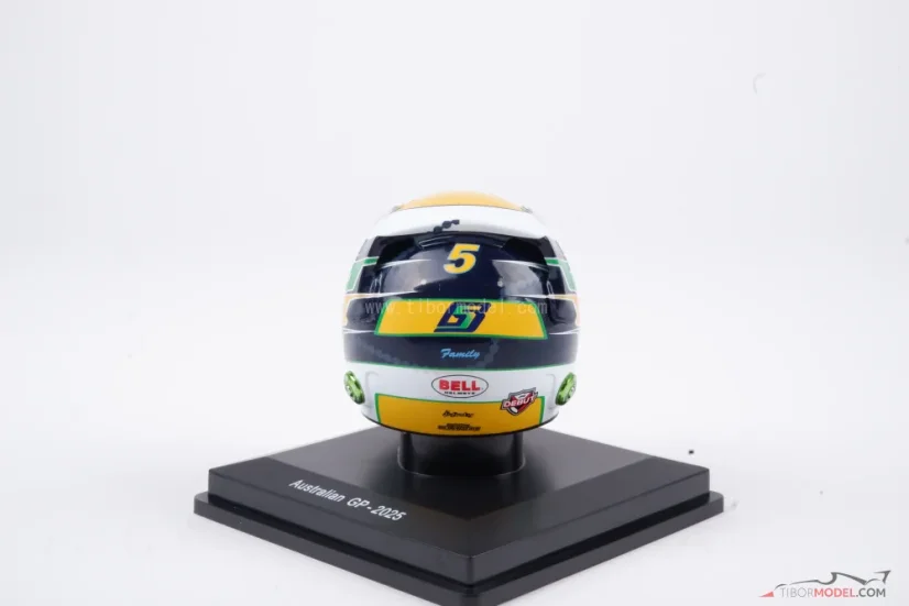 Gabriel Bortoleto 2025 mini prilba, Sauber, 1:5 Spark