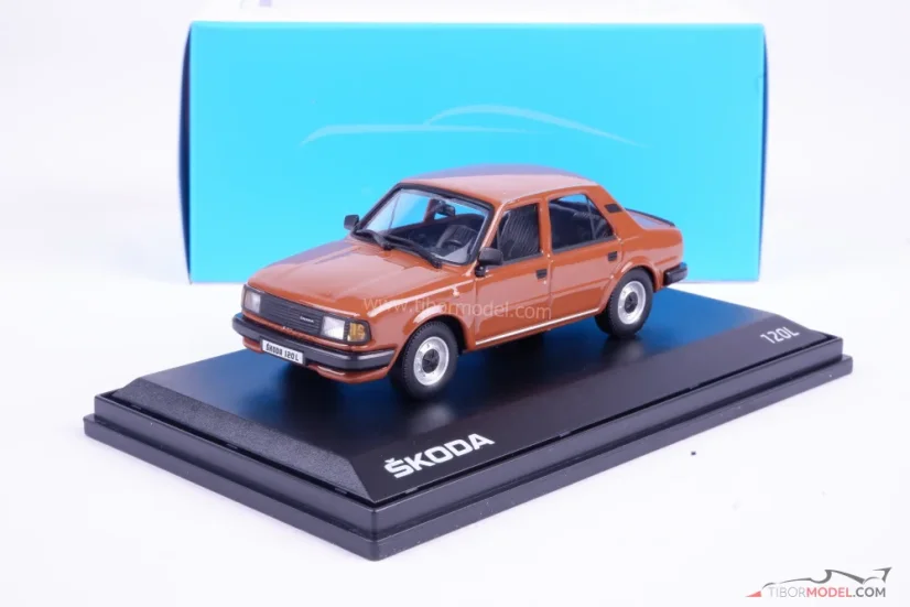 Škoda 120L (1984), skořicová hnědá, 1:43 Abrex