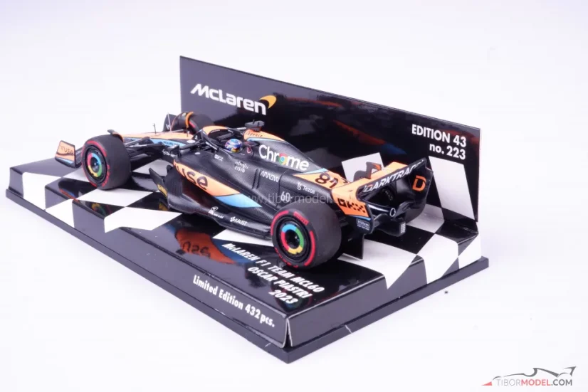 McLaren MCL60 - Oscar Piastri (2023), 1:43 Minichamps
