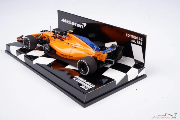 Model car McLaren MCL33 Vandoorne 2018, 1:43 Minichamps 