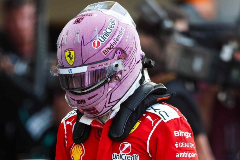 Lewis Hamilton 2026 Monaco GP mini helmet, Ferrari, 1:5 Looksmart