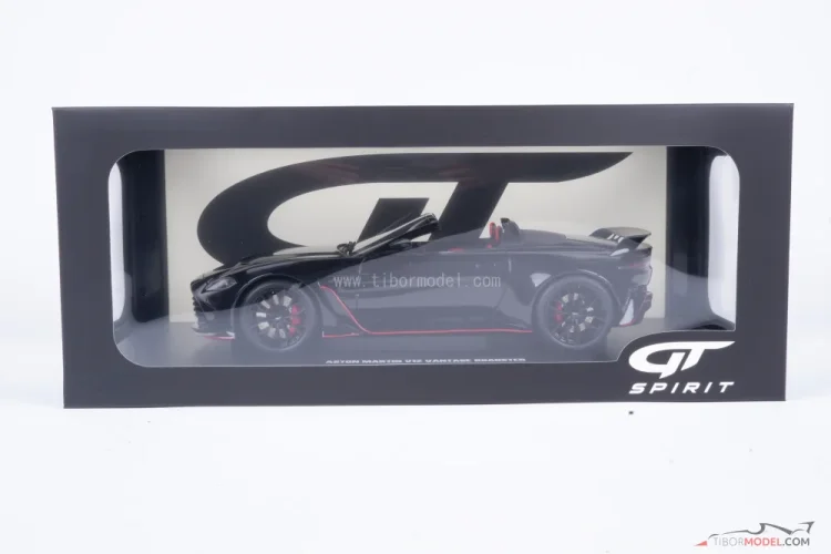 Aston Martin V12 Vantage Roadster (2023) fekete, 1:18 GT Spirit