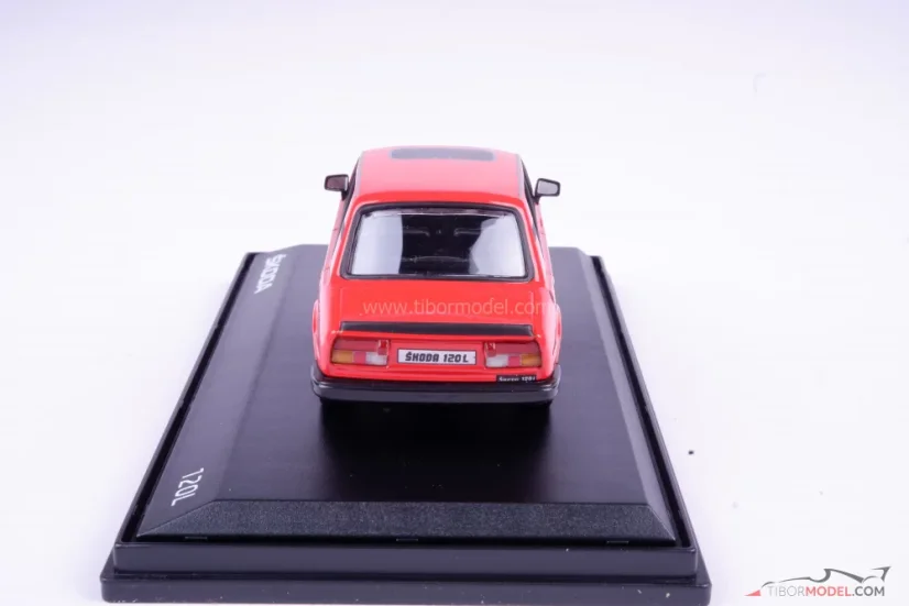Skoda 120L (1984), piros, 1:43 Abrex