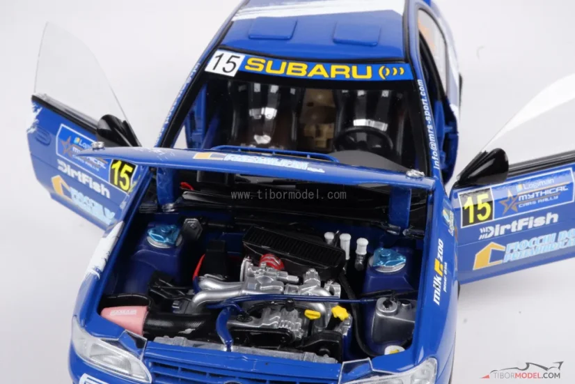 Subaru Impreza - McRae/ Loudon (2023) Mythical Cars Rally, 1:18 Sun Star