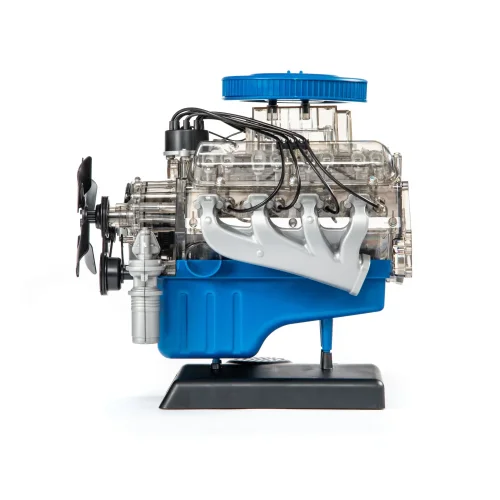 Ford Mustang V8 motor - működő motor makett készlet 1:3 méretarányban