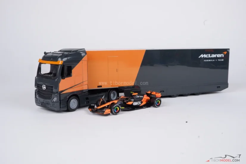 Mercedes Actros - tímový kamión McLaren F1 Team 2024, 1:43 Bburago