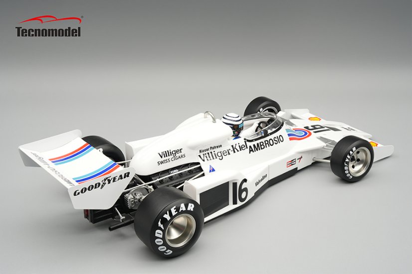 Shadow DN8 - Riccardo Patrese (1977), Japanese GP, with driver figurine 1:18 Tecnomodel