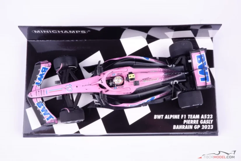 Alpine A523 - Pierre Gasly (2023), VC Bahrajnu, 1:43 Minichamps