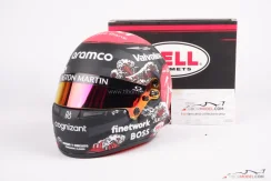 Fernando Alonso 2024 Japanes GP, Aston Martin helmet, 1:2 Bell