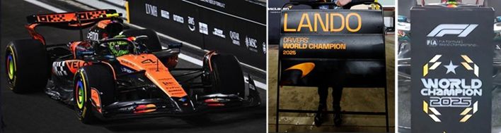 McLaren MCL39 - Lando Norris (2025), World Champion, 1:12 Spark