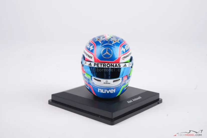Kimi Antonelli 2025 Imola mini helmet, Mercedes, 1:5 Spark