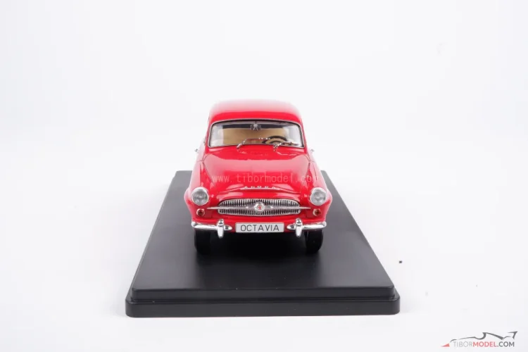 Skoda Octavia Super (1959) piros, 1:24 Whitebox