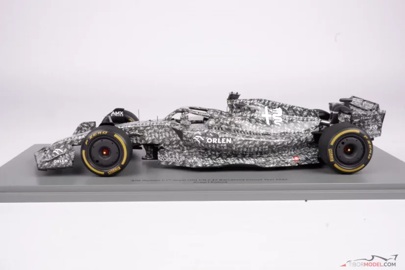 Alfa Romeo C42 - Robert Kubica (2022), predsezónne testy, 1:18 Spark