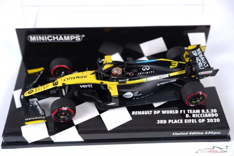 Renault R.S.20 - Daniel Ricciardo (2020), 3rd Eifel GP, 1:43 Minichamps