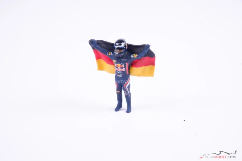 Sebastian Vettel zászlóval, Red Bull 2012, 1:43 Cartrix