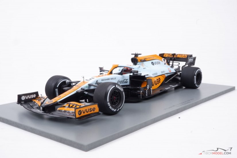 McLaren MCL35M - Daniel Ricciardo (2021), Vuse Gulf Monaco, 1:18 Spark