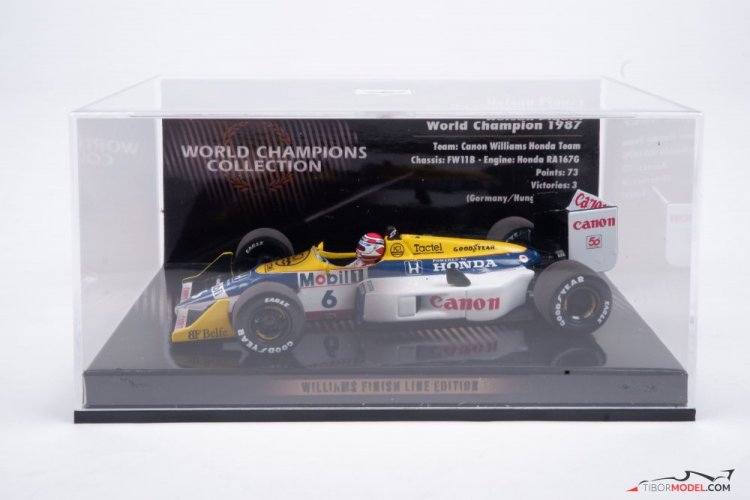 Williams FW11B - Nelson Piquet (1987), World Champion, 1:43 Minichamps