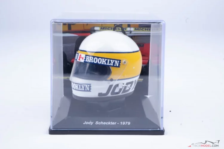 Jody Scheckter 1979 Ferrari helmet, World Champion, 1:5 Spark