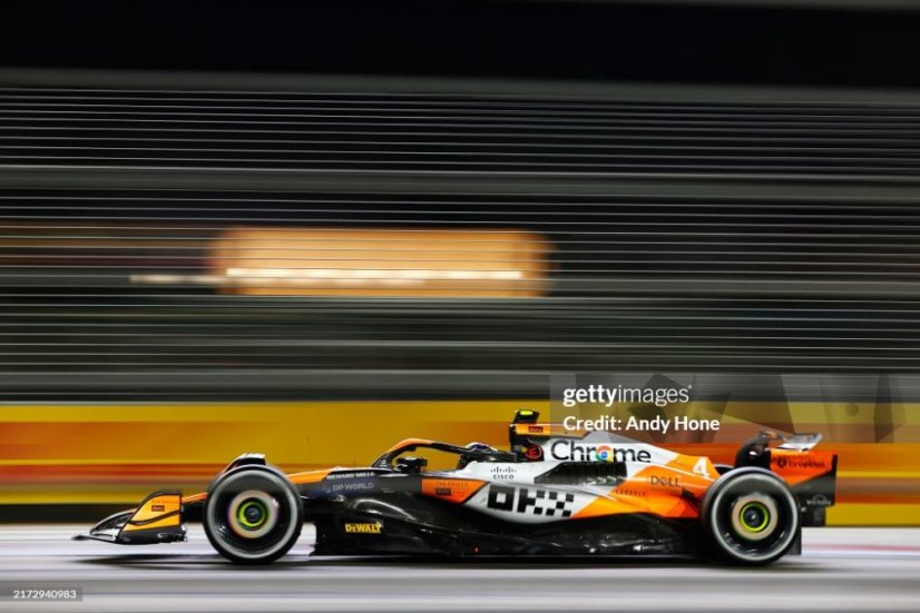 McLaren MCL38 - Lando Norris (2024), VC Singapuru, 1:18 Minichamps