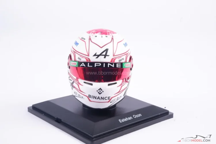 Esteban Ocon 2023, VC Japonska, Alpine přilba, 1:5 Spark