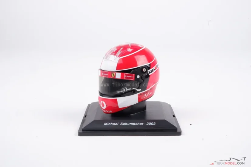 Michael Schumacher 2002, Ferrari helmet, 1:5 Spark