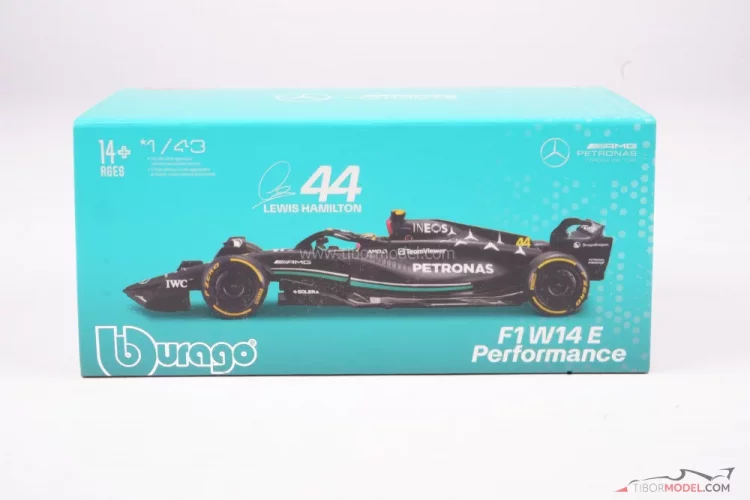 Mercedes W14 - Lewis Hamilton (2023), 1:43 BBurago Signature