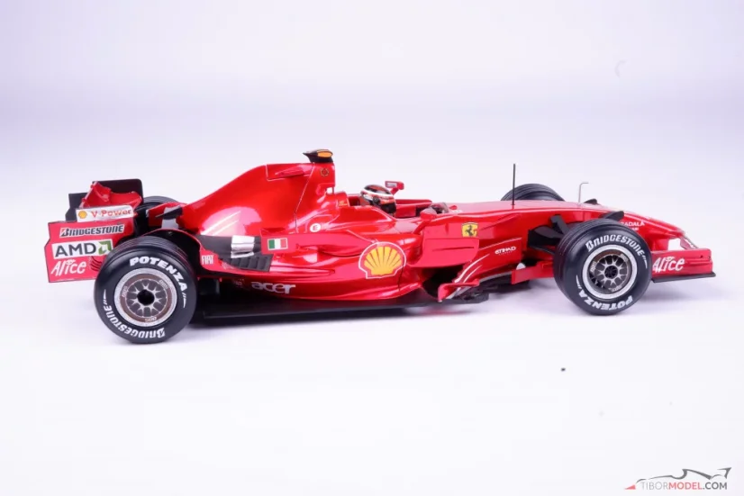 Model car Ferrari F2008 Raikkonen 2008, 1:18 Hot Wheels