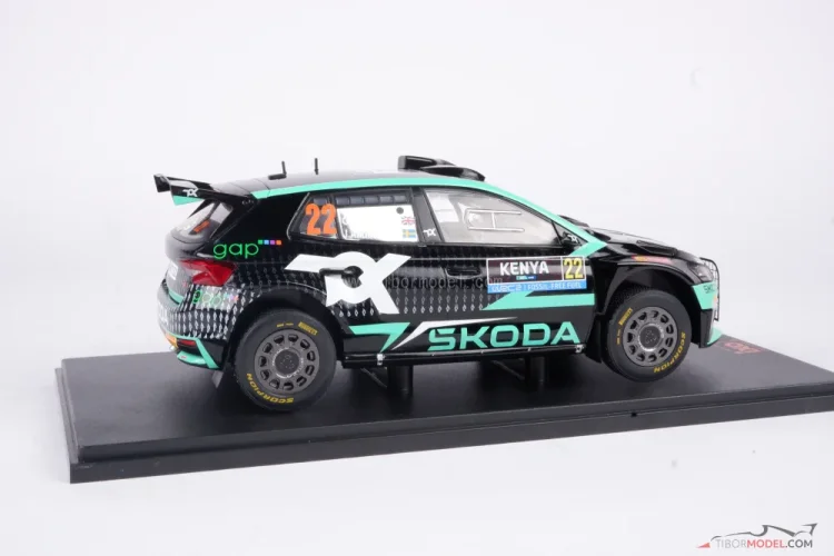 Škoda Fabia - Greensmith/ Anderson (2024), Rally Safari, 1:18 Ixo Škoda Fabia - Greensmith/ Anderson (2024), Rally Safari, 1:18 Ixo